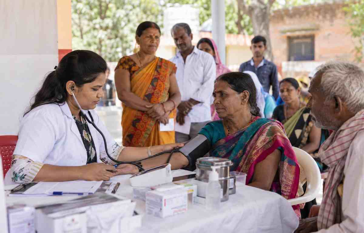 Health awareness, medical assistance and community health check-up initiatives